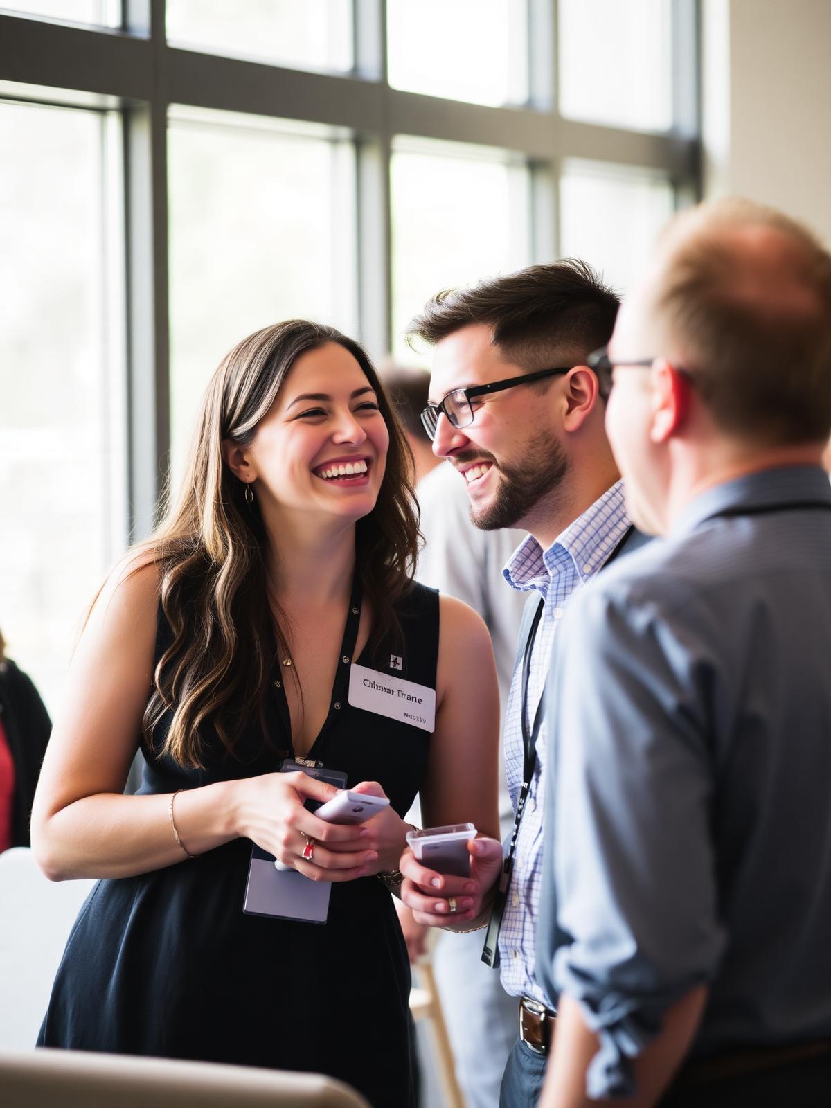 Executives networking