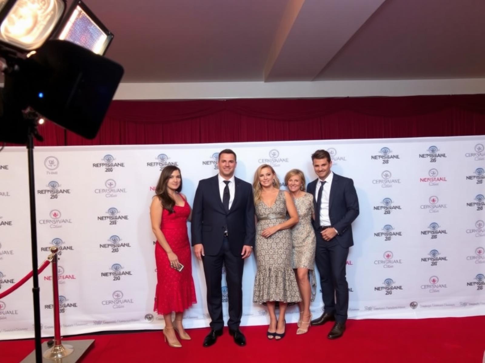 Red carpet arrivals